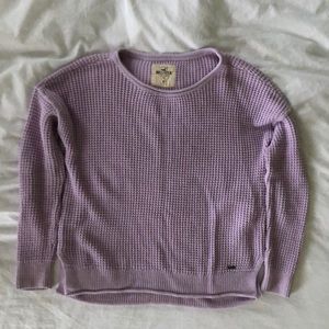lilac purple Hollister sweater.